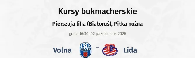 Volna - Lida kursy bukmacherskie