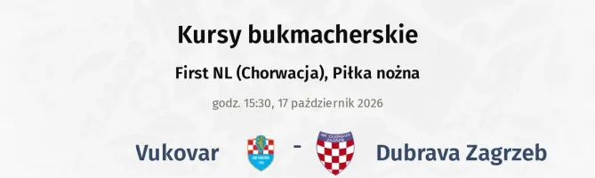 Vukovar - Dubrava Zagrzeb kursy bukmacherskie