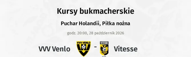 VVV Venlo - Vitesse kursy bukmacherskie