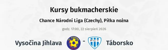 Vysočina Jihlava - Táborsko kursy bukmacherskie