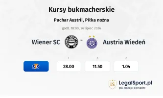 Wiener SC - Austria Wiedeń kursy bukmacherskie