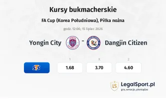 Yongin City - Dangjin Citizen kursy bukmacherskie