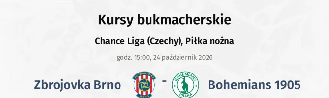 Zbrojovka Brno - Bohemians 1905 kursy bukmacherskie