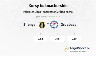 Zhenys - Ordabasy kursy bukmacherskie