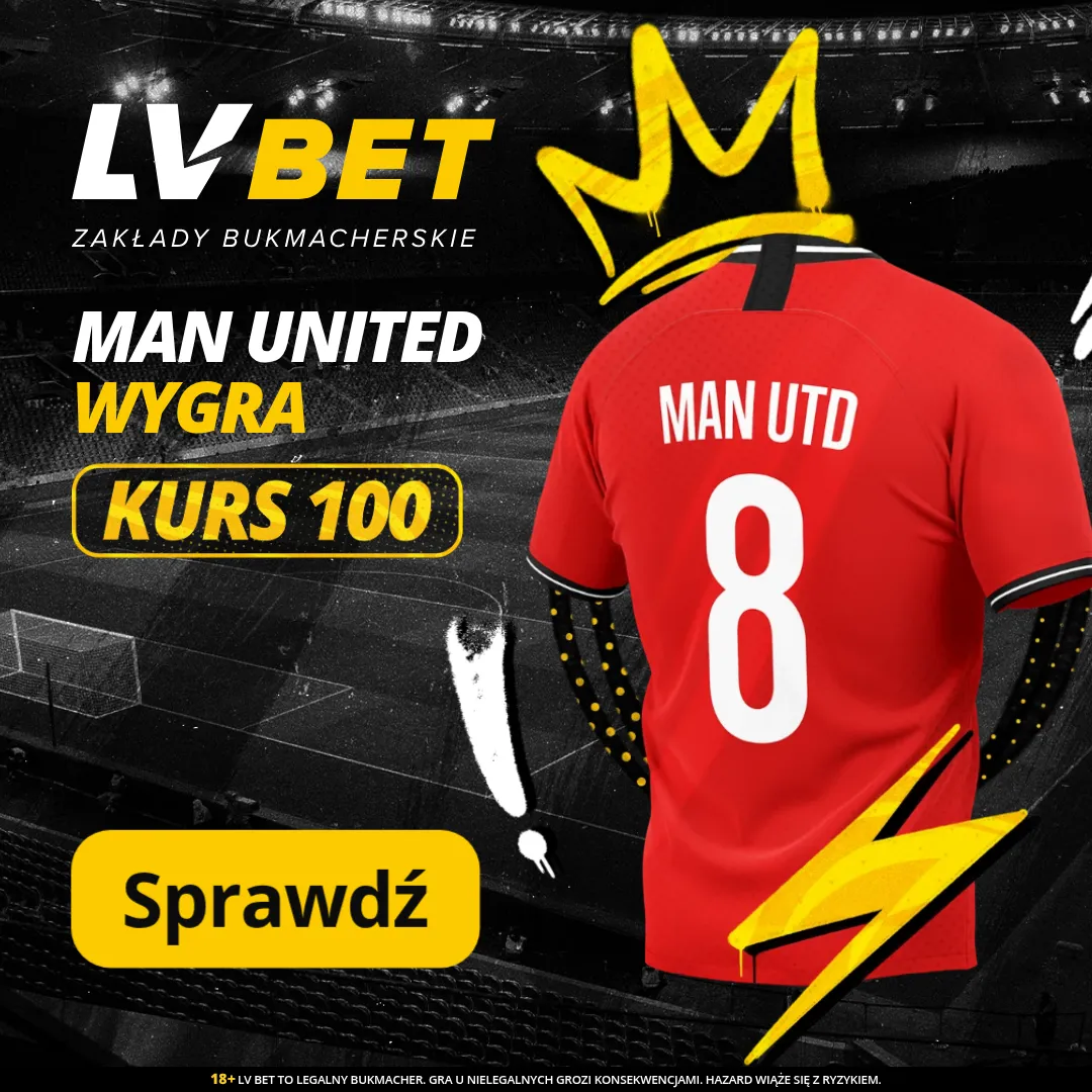 LV BET: Manchester United wygra z Bournemouth – Kurs 100