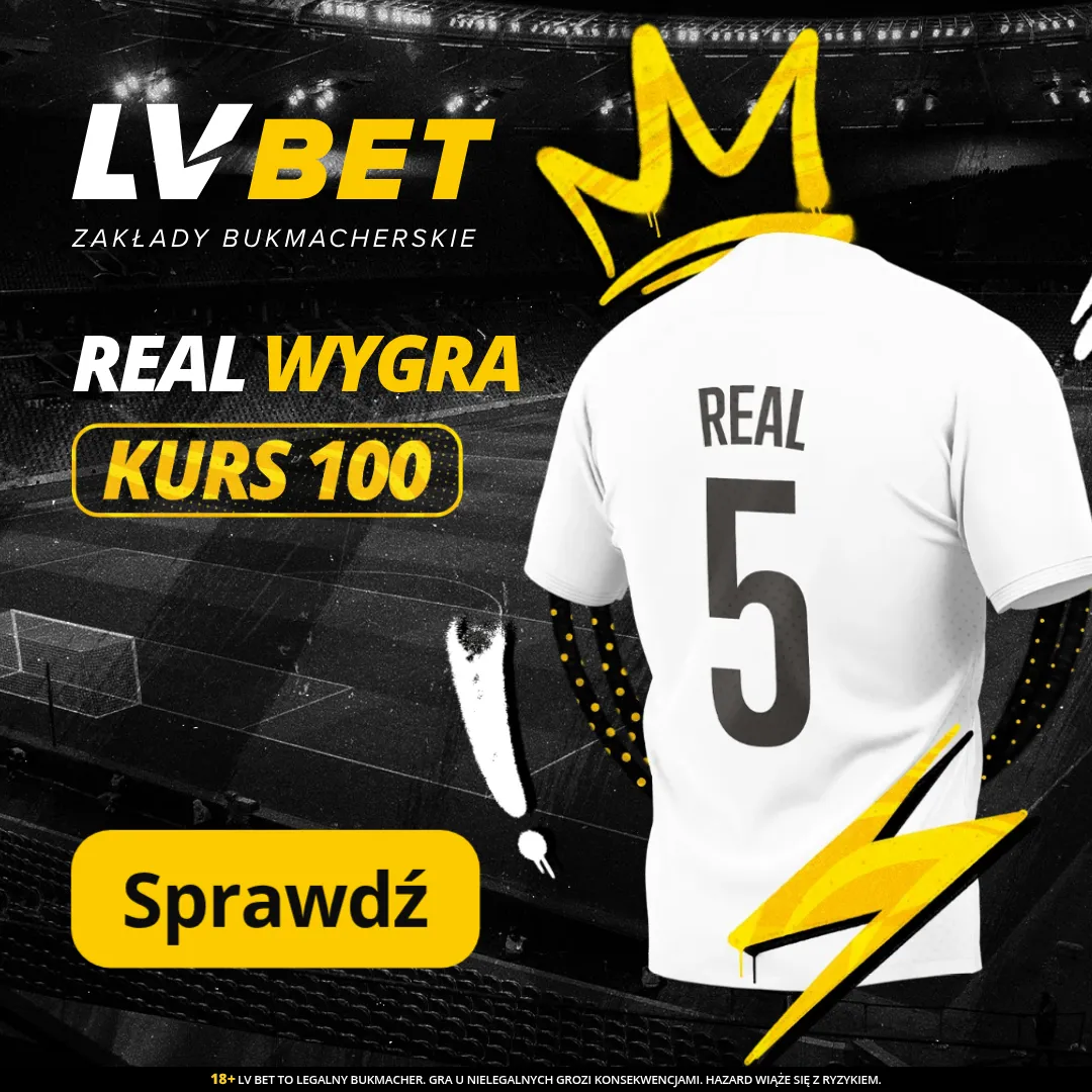 LV BET: Real Madryt wygra z Elche – Kurs 100