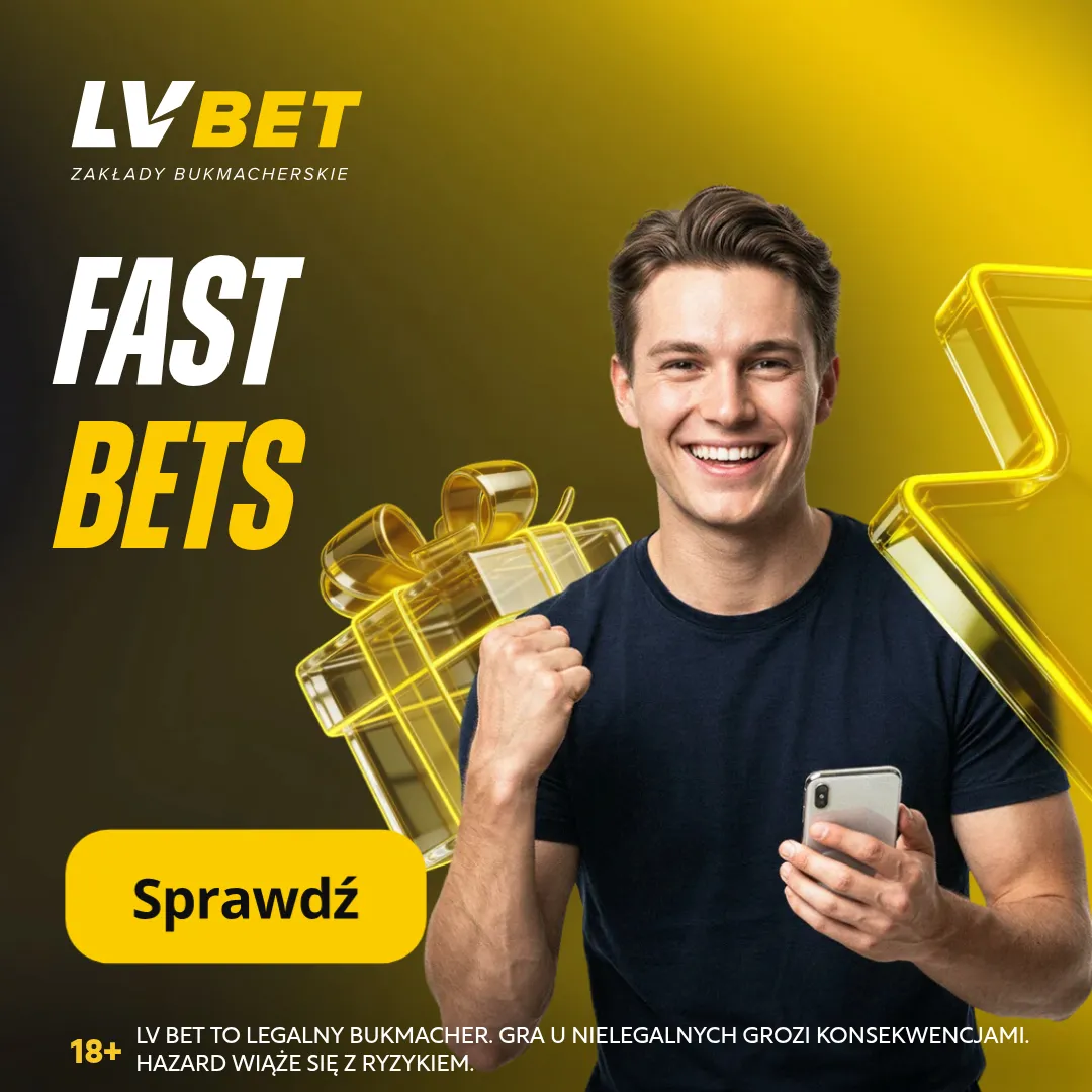 Fast Bets: kursy wyższe nawet o 50% na mecze Ligi Mistrzów - promocja LV BET