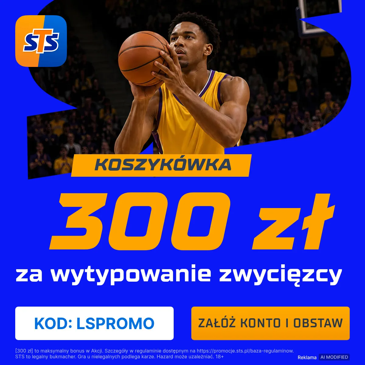 300 zł za wskazanie zwycięzcy meczu NBA - promocja STS