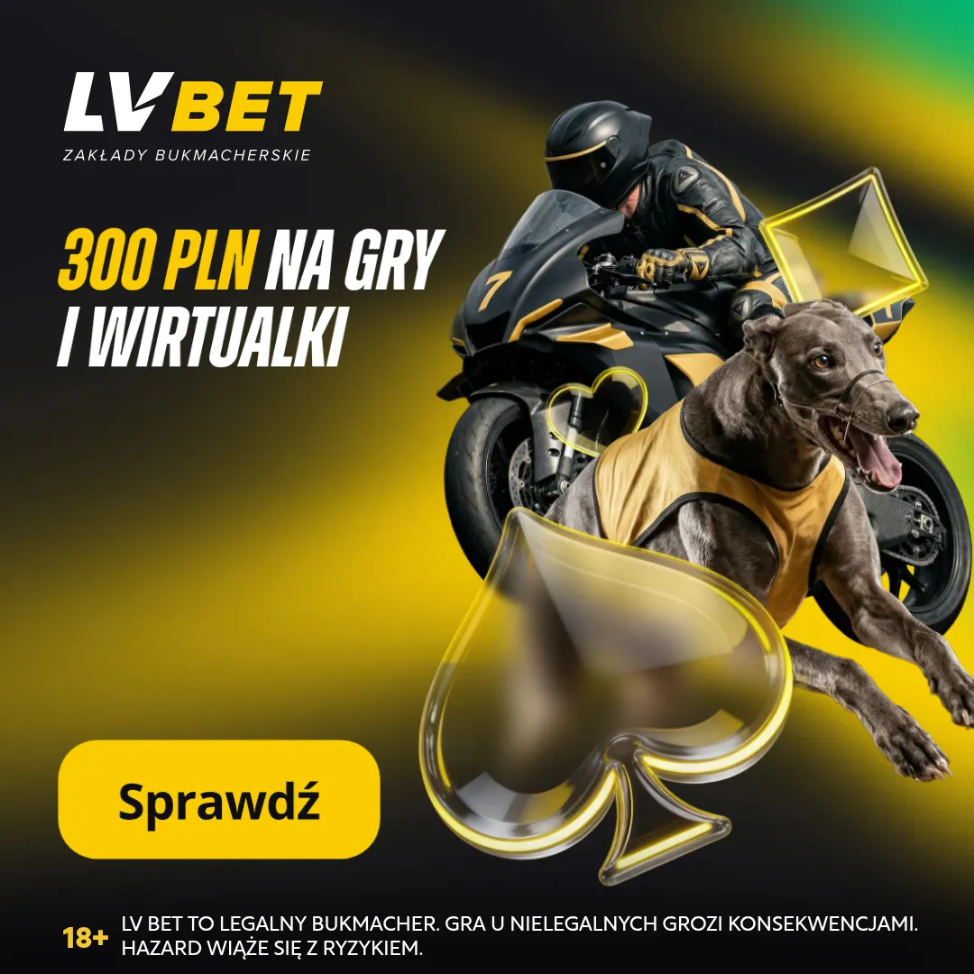 300 zł na gry i wirtualki - promocja LV BET