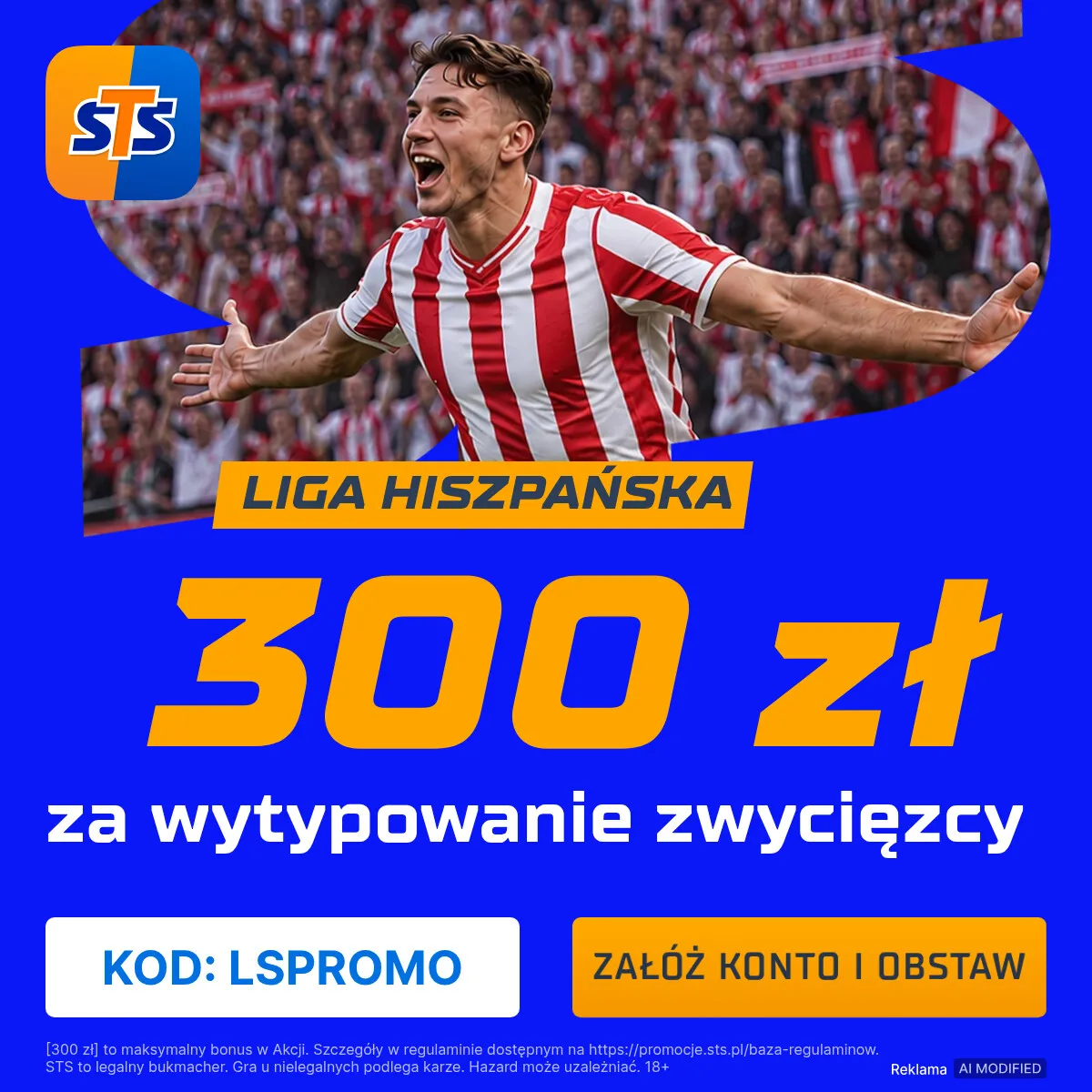 Promocja STS: 300 zł za wskazanie zwycięzcy meczu FC Barcelona - Real Madryt