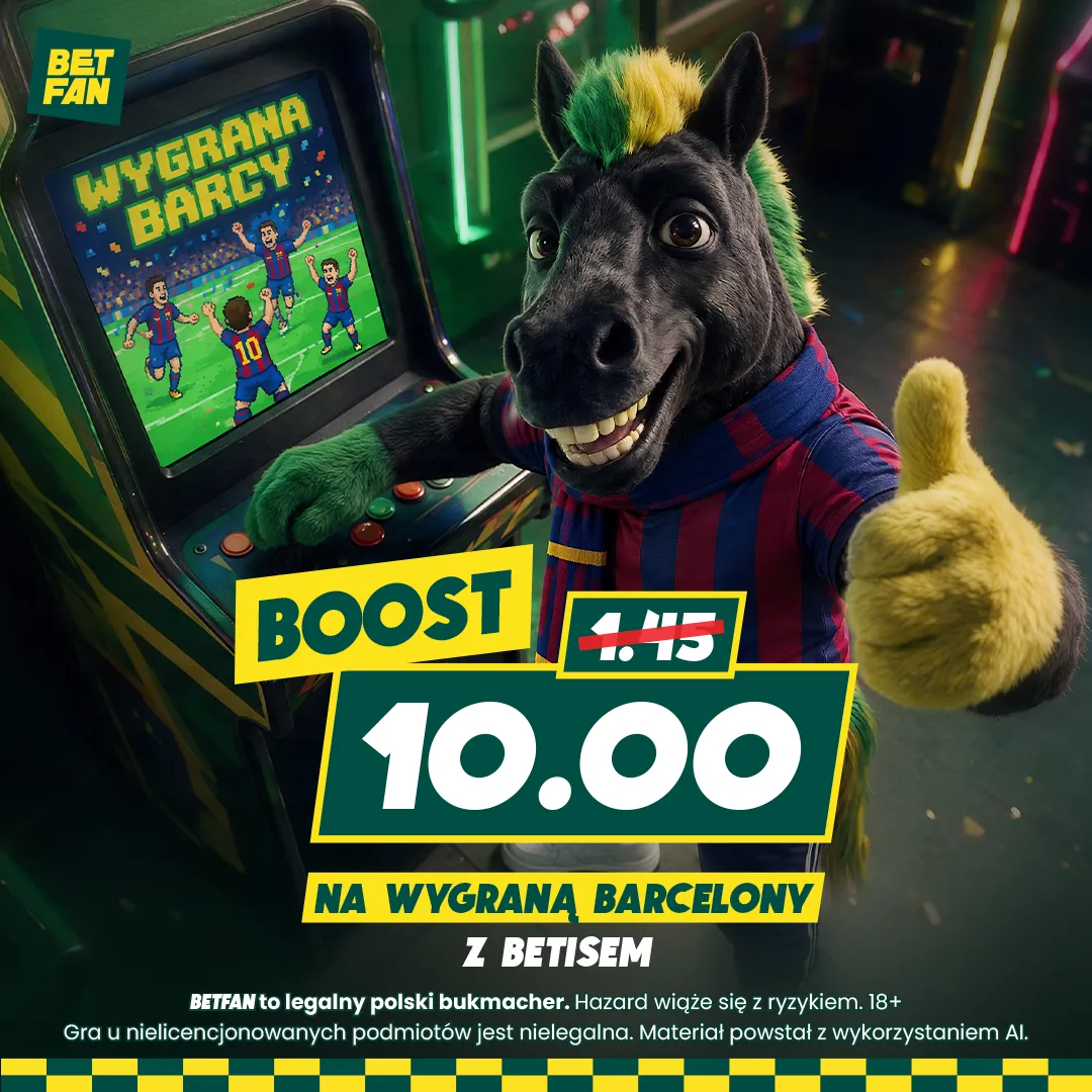 Boost 10.00 na wygraną Barcelony z Betisem w promocji BETFAN