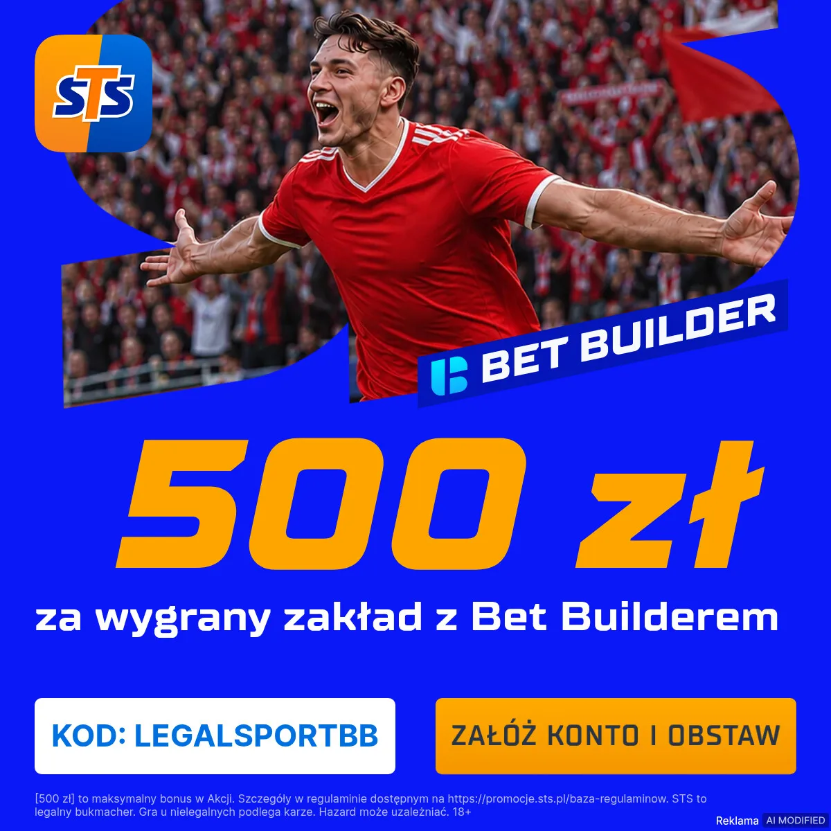 500 zł za trafny Bet Builder na mecz Paris Saint-Germain - FC Barcelona - promocja STS