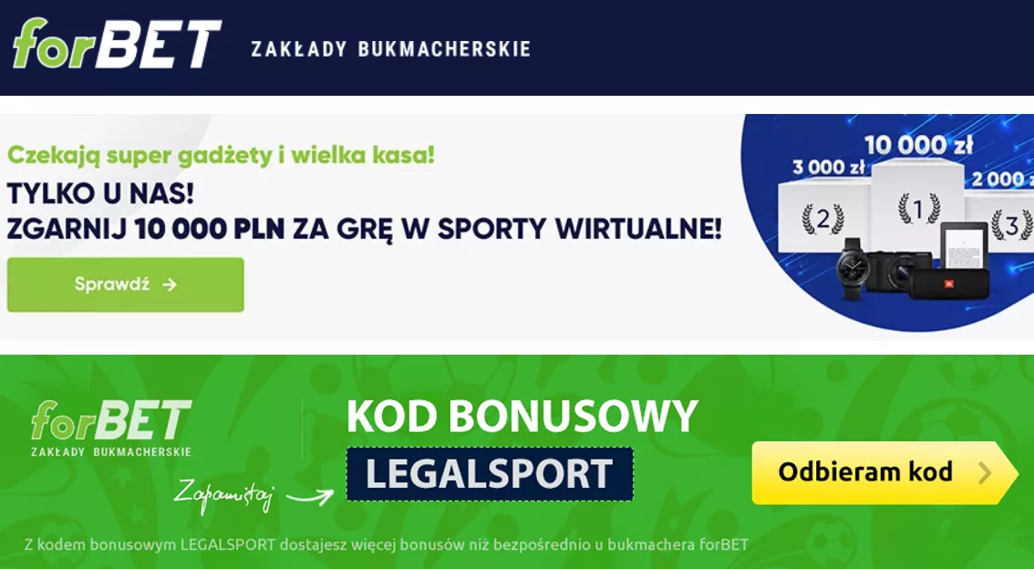 Premia w forBET na sporty wirtualne