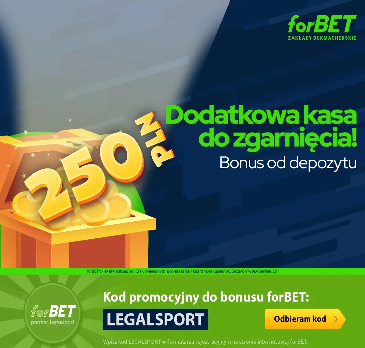 250 PLN od forBET na eliminacje do Euro 2024