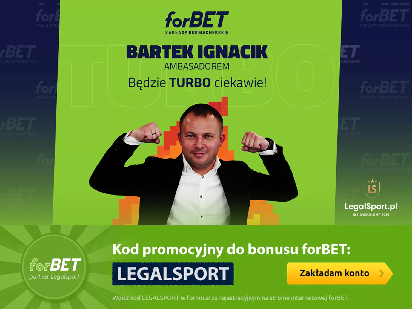 Bartek Ignacik - ambasador forBET