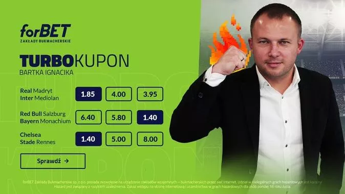 Kupon z turbo kursem w forBET Zakłady Bukmacherskie