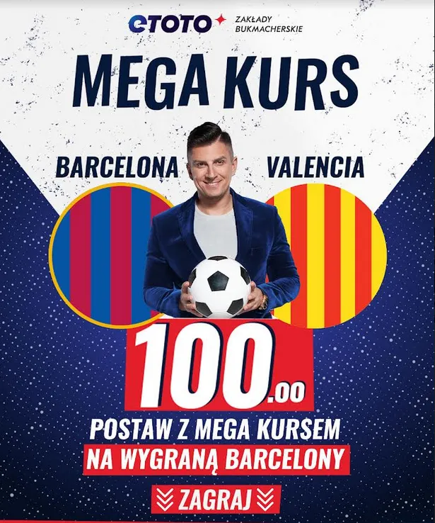 Boost 100.00 na FC Barcelona - Valencia (05.03)