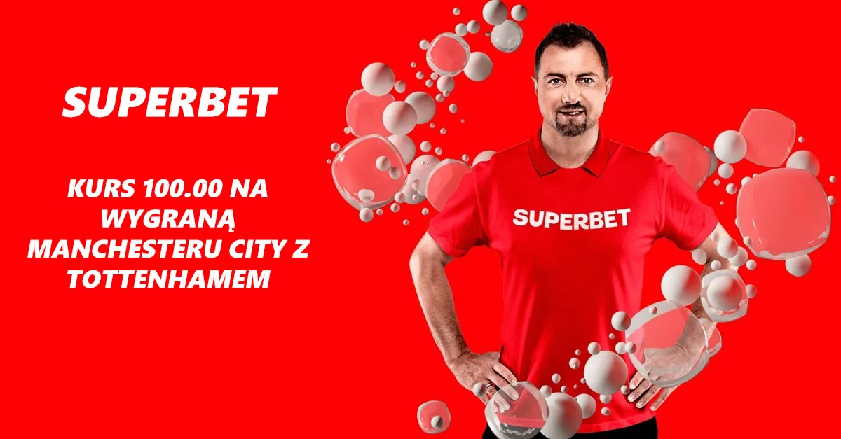 Boost 100.00 na wygraną Man. City z Tottenhamem (19.01)