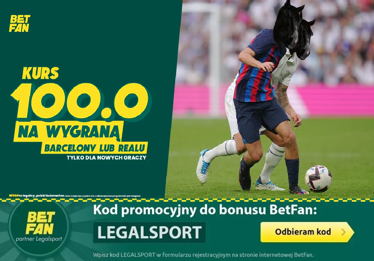 Boost 100.00 na zwycięzcę meczu Real Madryt - Barcelona