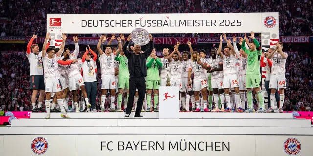 Bayern zdobył mistrzostwo Niemiec w sezonie 2024/2025
