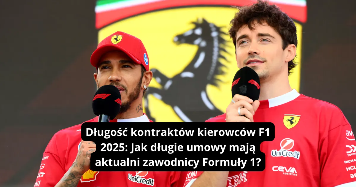 Długość kontraktów kierowców F1 2025: Jak długie umowy mają aktualni zawodnicy Formuły 1?