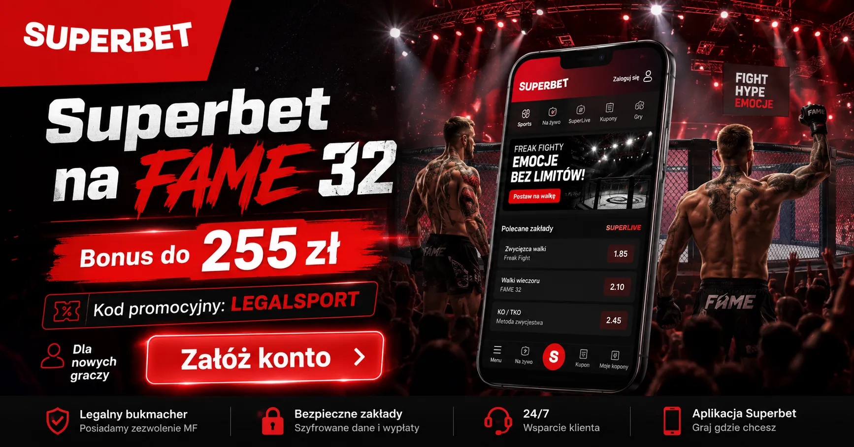 FAME 27 kod promocyjny w Superbet Zakłady Bukmacherskie