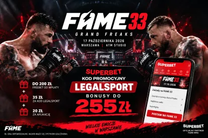 FAME 33 kod promocyjny - 255 zł w bonusach w Superbet
