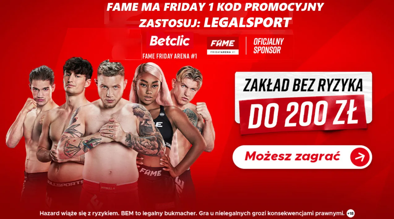 Fame Arena Firday 1 kod promocyjny