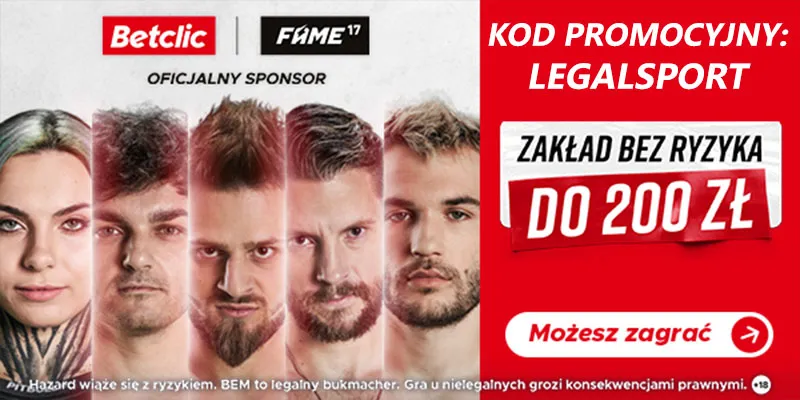 FAME MMA 17 kod promocyjny + bonus 200 zł