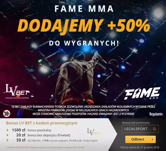 Gala FAME MMA 2 w LVBET