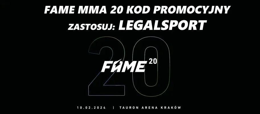 FAME MMA 20 kod promocyjny