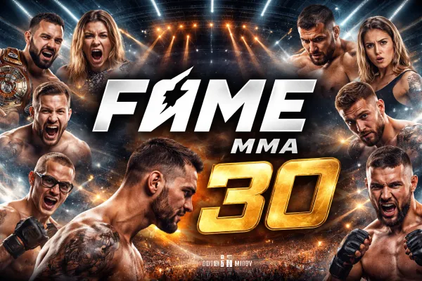 FAME 30 typy bukmacherskie i kursy – analiza walk, faworyci, prognozy (21.03.2026)