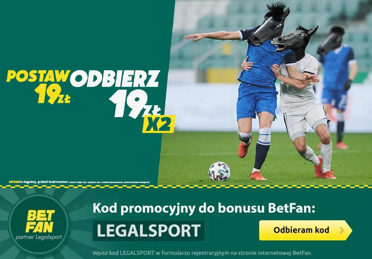 Dwa freebety po 19 zł na Ekstraklasę