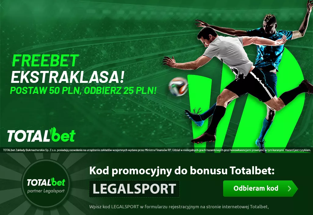 Bonus za free - postaw bet na Ekstraklasę, użyj kod afiliacyjno-promocyjny