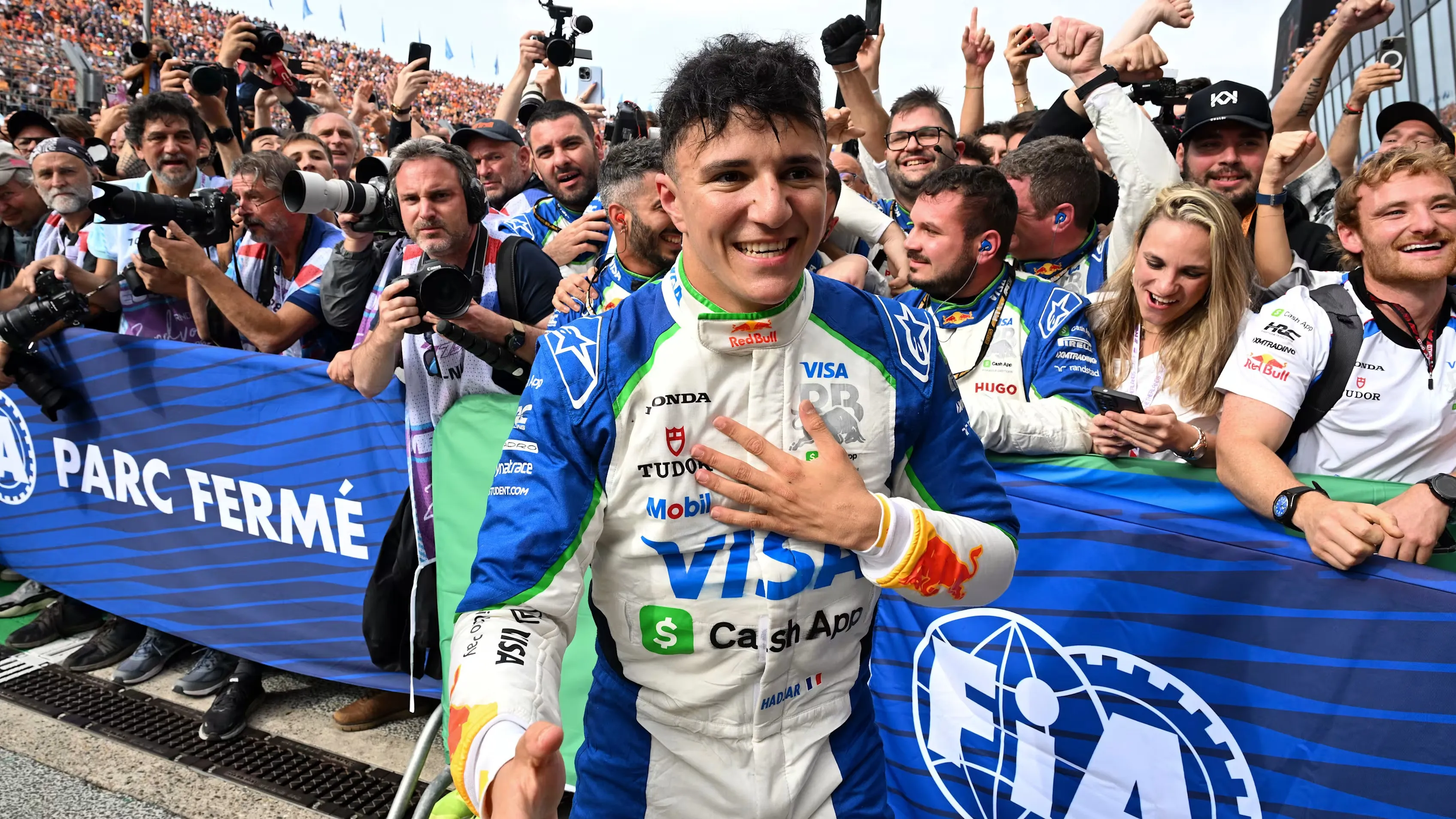 Hadjar został pierwszym Francuzem w historii F1, który stanął na podium