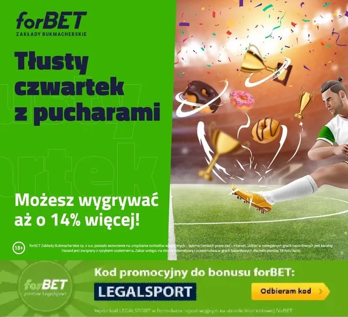 Bez podatku na europejskie puchary w forBET