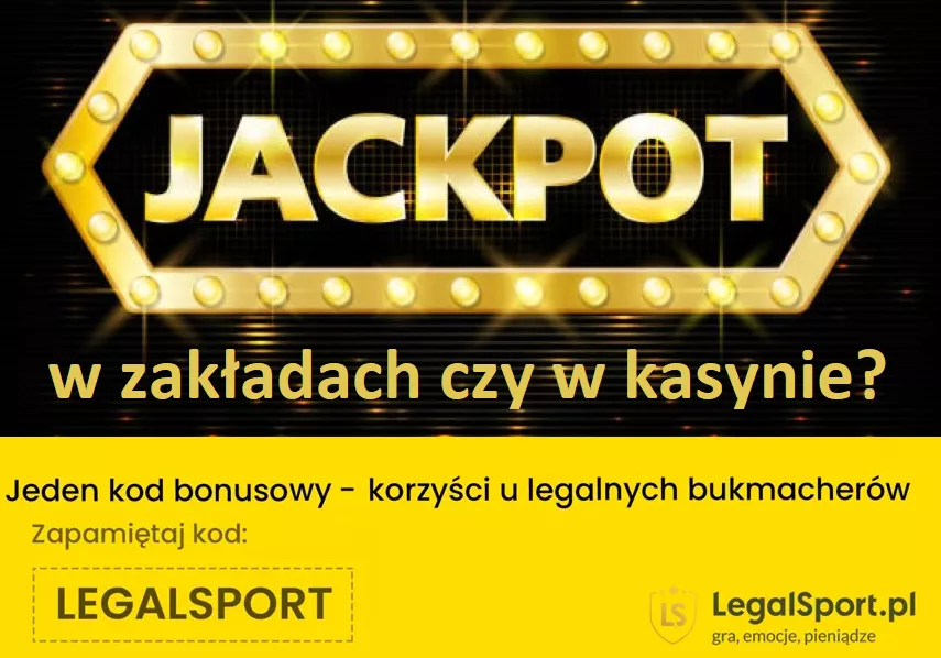 Jackpot w zakładach bukmacherskich i w kasynach