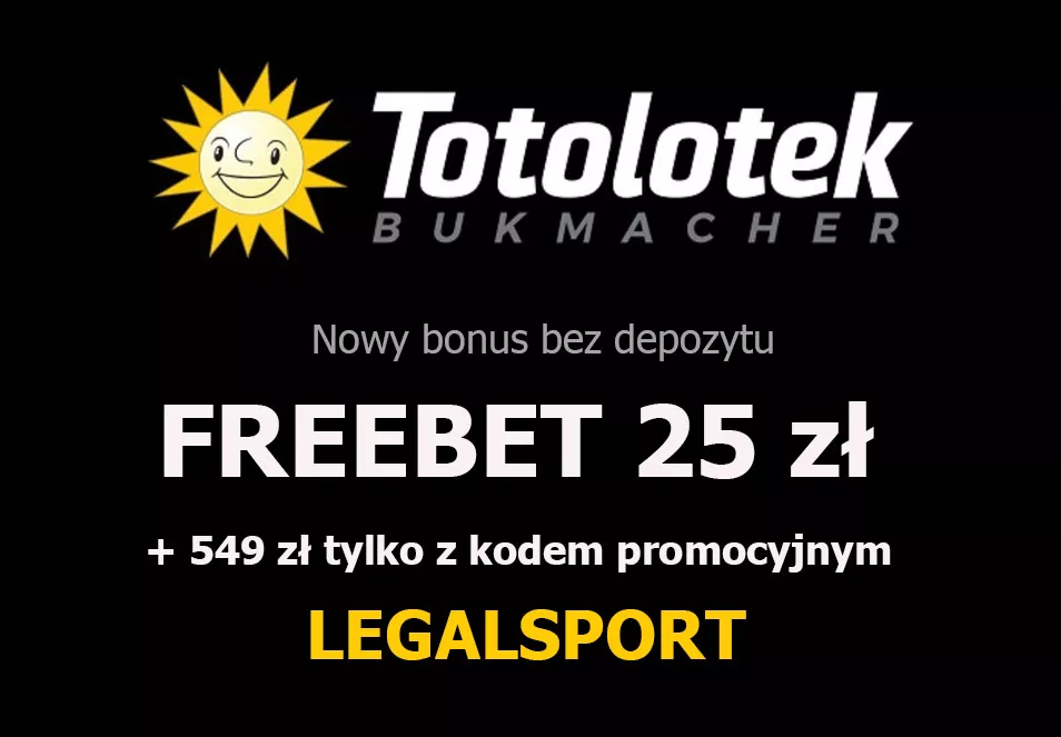 Bonus bez wpłaty depozytu - freebet 25 zł