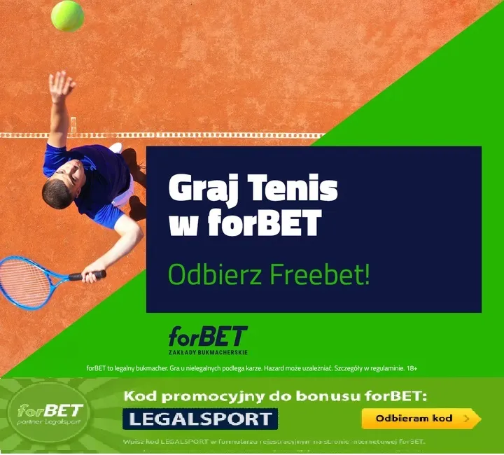 Jak odebrać darmowy kupon na WTA Cincinnati 2022 w forBET?