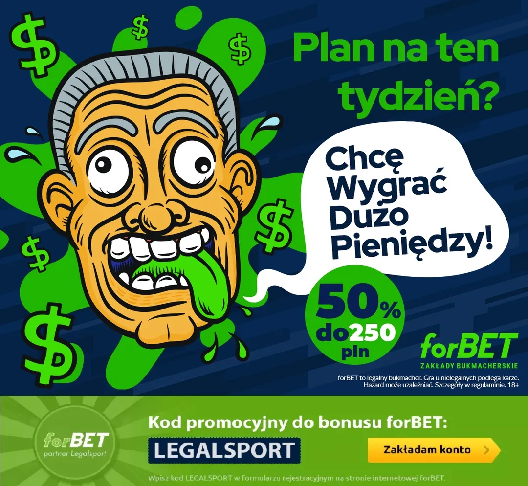 250 PLN na nowy rok w forBET 