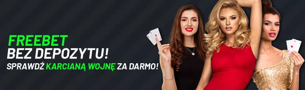 TOTALbet Zakłady Bukmacherskie - freebet na karcianą wojnę