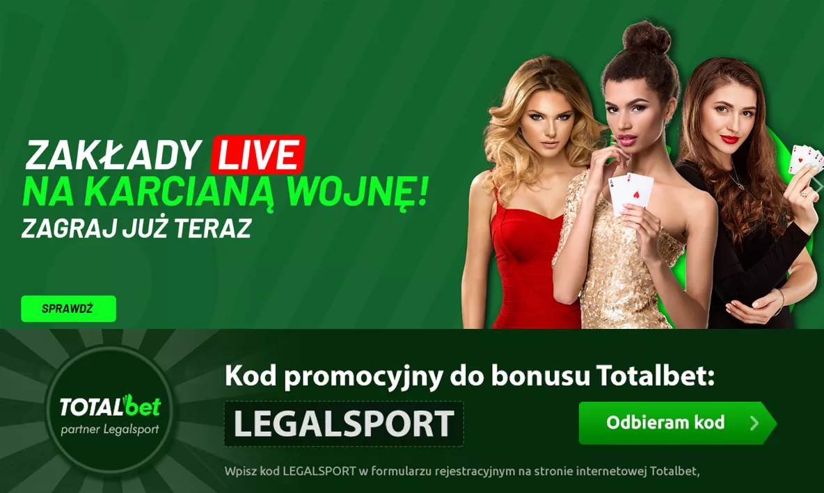 Zakłady bukmacherskie na karcianą wojnę w TOTALbet online