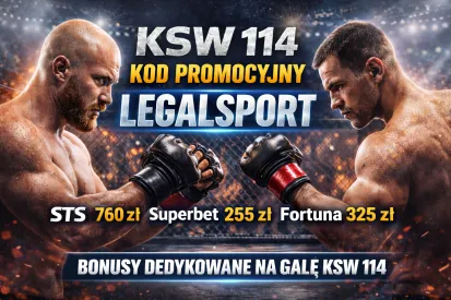 KSW 114 kod promocyjny. Najwyższe bonusy na galę!