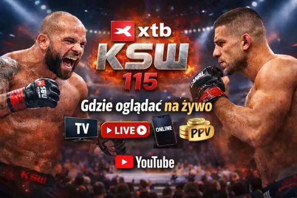 KSW 115 gdzie oglądać? Transmisja TV i online, stream, PPV – pełny przewodnik