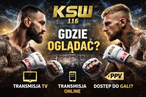 KSW 116 gdzie oglądać? Transmisja TV i online, stream, cena dostępu