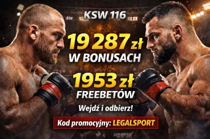 KSW 116 kod promocyjny - bonusy do 19287 zł przed galą