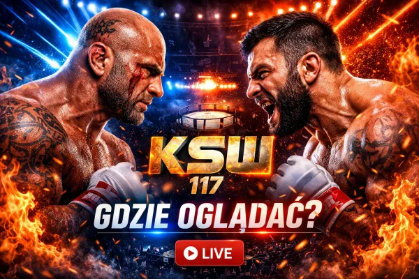 KSW 117 gdzie oglądać? Transmisja TV i online, stream, PPV, cena dostępu