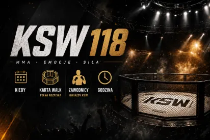 KSW 118 kiedy? Karta walk, data, godzina, zawodnicy