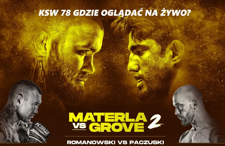 KSW 78 - gdzie oglądać na żywo (21.01.23)?