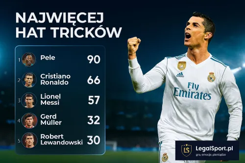 Kto strzelił najwięcej hat tricków 